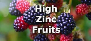 High Zinc Fruits