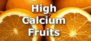 High Calcium Fruits