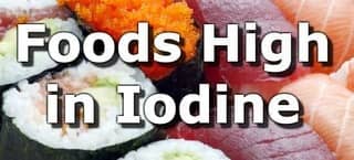 High Iodine Foods