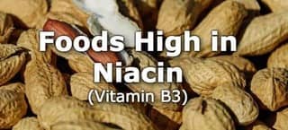 High Niacin Foods (B3) Foods