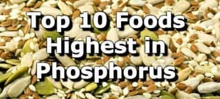 High Phosphorus Foods