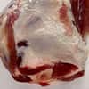 Raw lamb with fat