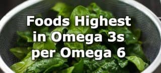 Foods with the Highest Omega 3 to Omega 6 Foods